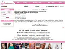 Tablet Screenshot of freepersonals.ru